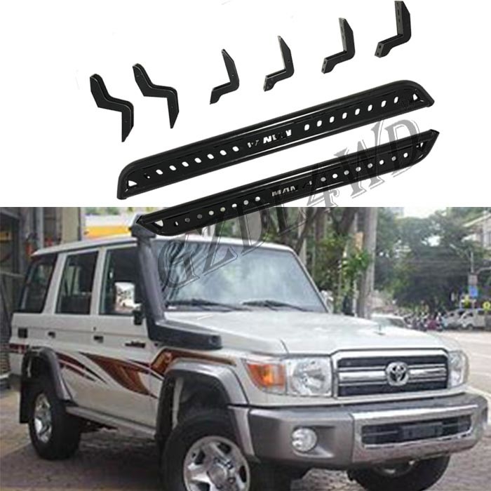 Suv Pickup 4x4 Body Kits Steel Side Steps For Toyota Lc 79