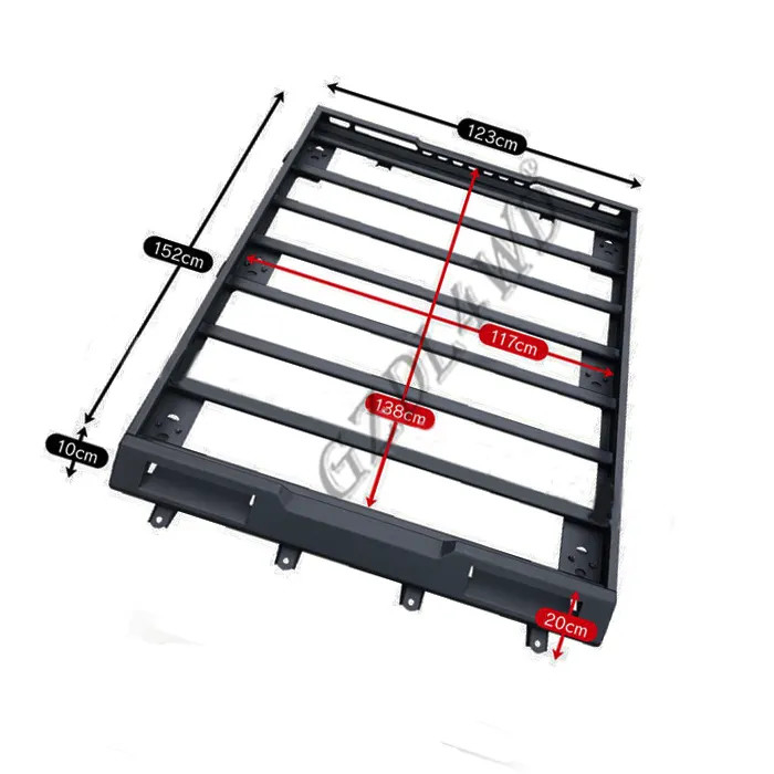 4X4 Car Roof Basket Luggage Steel Platform Roof Racks For JB74 JB64 Cargo Carriers GZDL4WD